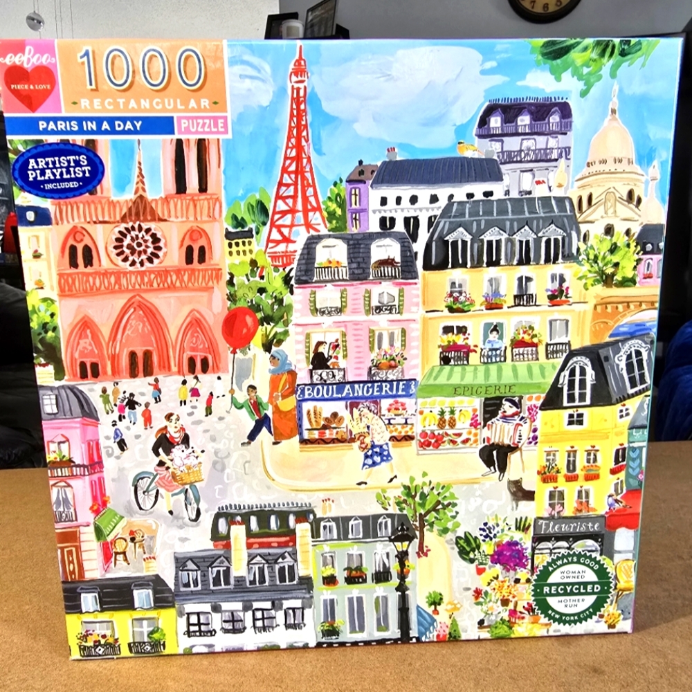 Paris in a Day 1000 Piece Puzzle